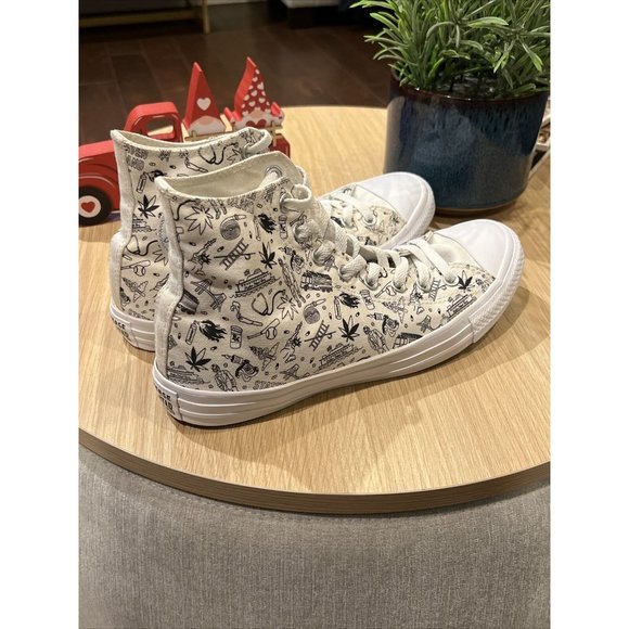 "King of Staten Island" Chuck Taylors New Mens Sz 8 Womens 10 Pete Davidson Rare - Picture 4 of 11